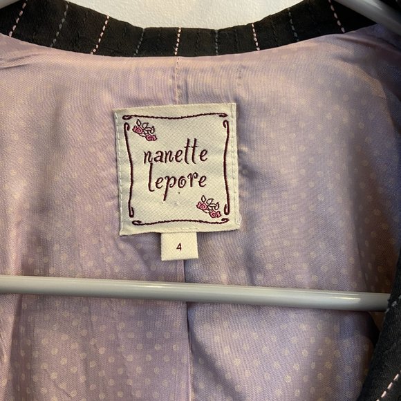 Nanette Lepore Size 4 Tuxedo Blazer - Picture 2 of 9